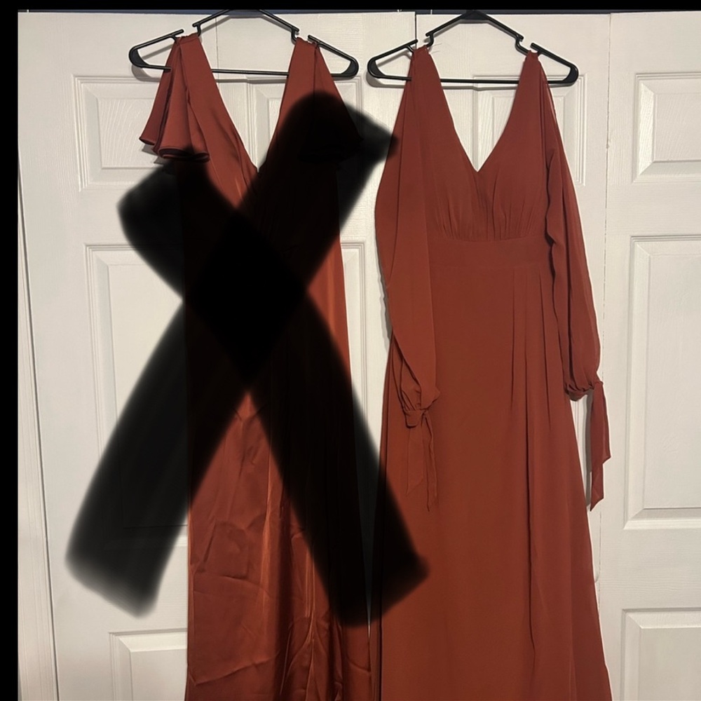 Azazie Terracotta Bridesmaid Gowns